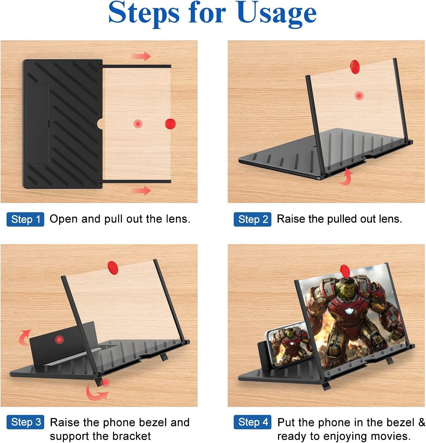 MaxVue™ Portable Phone Magnifier